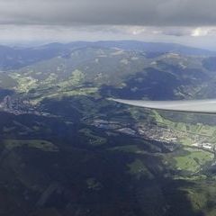 Flugwegposition um 13:23:33: Aufgenommen in der Nähe von Oppenberg, 8786, Österreich in 2702 Meter